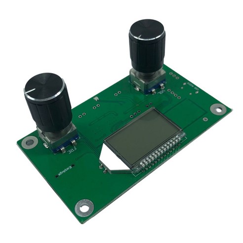 FM 라디오 수신기 모듈 무선 수신기 모듈 DIY 디지털 DSP & Pll 디지털 스테레오 보드 LCD 디스플레이, 80x50x35mm, 플라스틱, 녹색