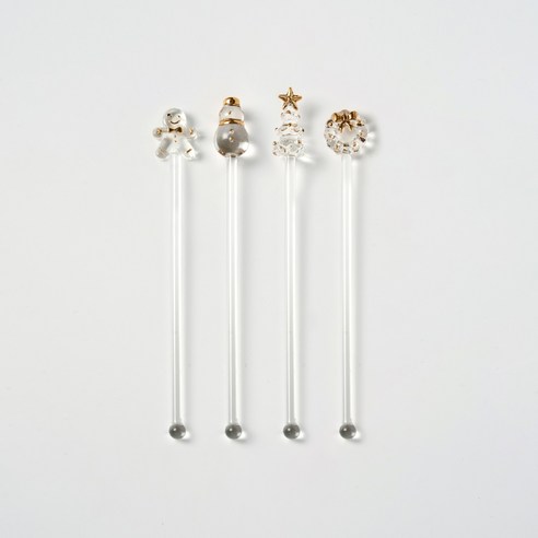 크리스마스의 설렘을 담은 [모던하우스] 진저브레드 골드 유리 머들러 스틱으로 특별한 날을 더욱 특별하게!