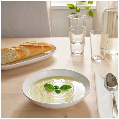 당신의 식탁을 빛낼 우아한 선택, 고드미다그 도자기 화이트 파스타 접시 세트