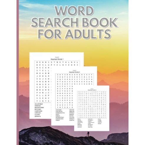 (영문도서) Word Search Book For Adults: Fun and Challenging Word Search Book For Adults - 100 Word Searc... Paperback, Mike Raluca, English, 9783010258128