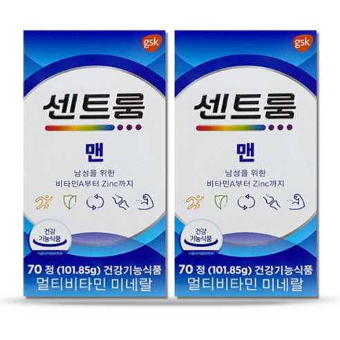 센트룸 포맨 멀티비타민 미네랄, 70정, 2개