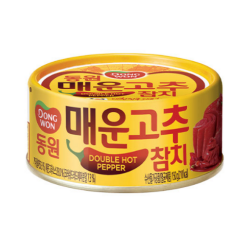 동원 매운 고추참치 150g, 55개