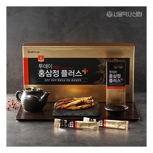 [서울약사신협] [L 단독] 6년근 투데이 홍삼정 플러스 60포 /쇼핑백증정 - 홍삼/인삼 | 쿠팡