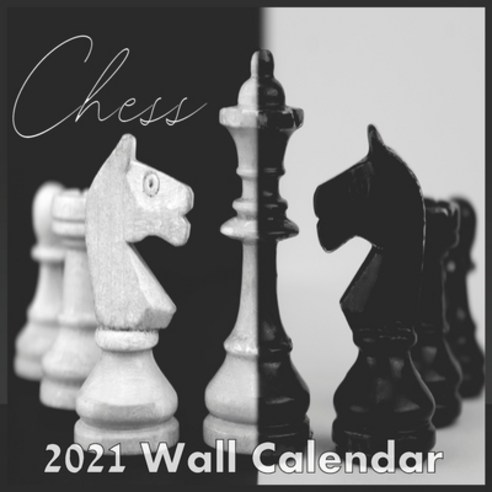 Chess calendar 2021: Chess calendar 2021 "8.5x8.5" Inch 16 Months JAN 2021 TO APR 2022 finished and ... Paperback, Independently Published, English, 9798583011735