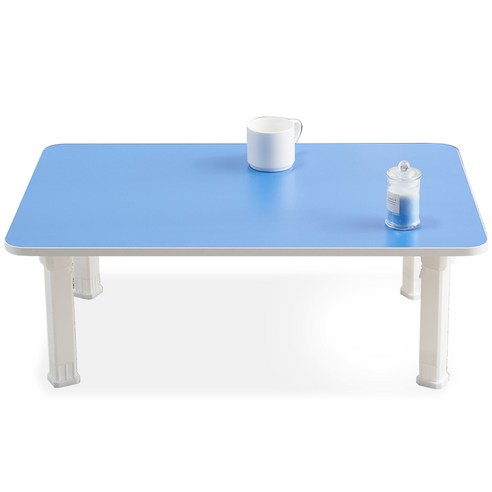 퍼니우드 E0등급 프리미엄보드 접이식테이블 좌식 테이블, 베이직 중(400X800) 블루