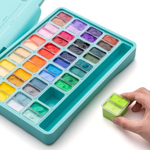 예술적 영감을 현실로, 미야 히미 젤리 과슈 수채화물감 세트