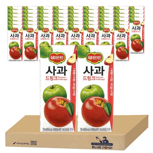 델몬트 드링크 사과190ml 46개입 1세트, 190ml 델몬트쥬스 Best Top5