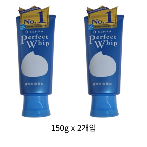 센카 퍼펙트 휩 페이셜 워시, 120g, 2개