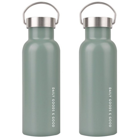 디지지 핸들 진공 텀블러 2개, 그린+그린, 500ml