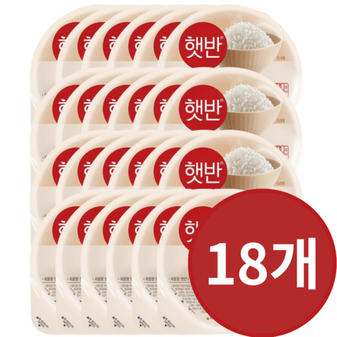 햇반 즉석밥 작은공기, 2.34kg, 1개