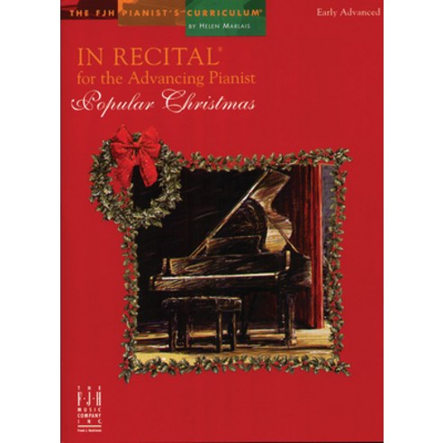 (영문도서) In Recital for the Advancing Pianist Popular Christmas Paperback, Alfred Music, English, 9781569397794