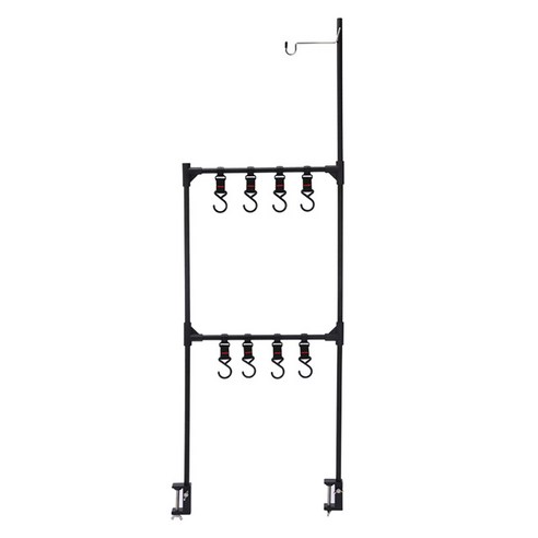 캠핑을 더 편안하고 덜 어수선하게 만드는 캠핑 테이블 행어 랜턴걸이