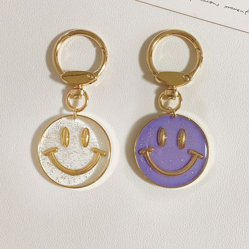 [1+1] 가영 믹스 스마일 가방고리 키링 열쇠고리