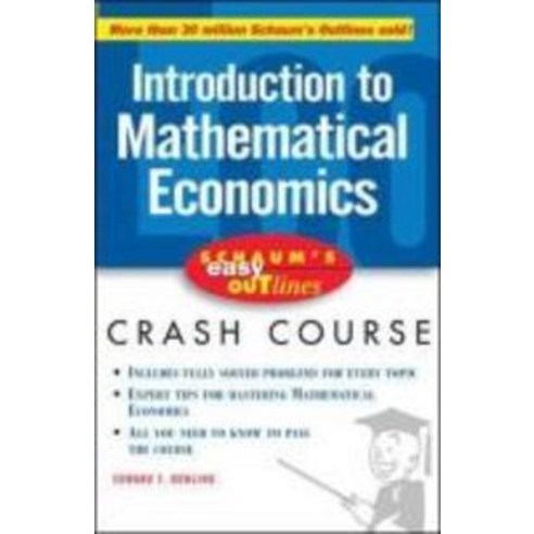 Schaums Easy Outlines Introduction to Mathematical Economics, McGraw-Hill