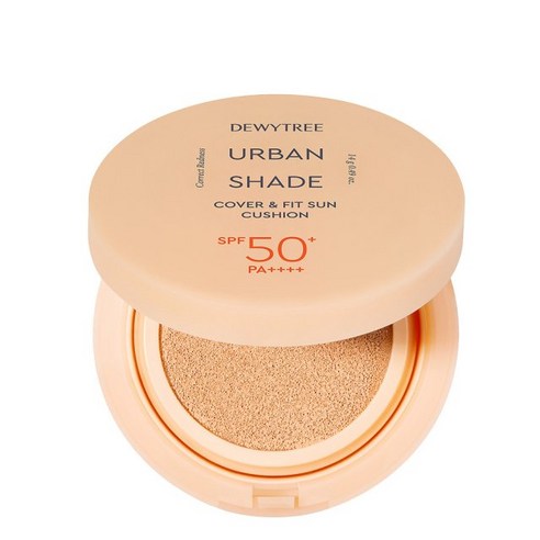 DEWYTREE 어반쉐이드 커버핏 선쿠션 SPF50+ PA++++ 14g, 1개 듀이셀큐라톤즈
