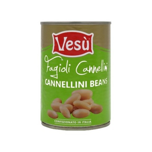 VESU 베수 카넬리니빈 화이트빈 Canellini Beans 400g (챠오 카넬리니 대체), 1개, 상세페이지 참조