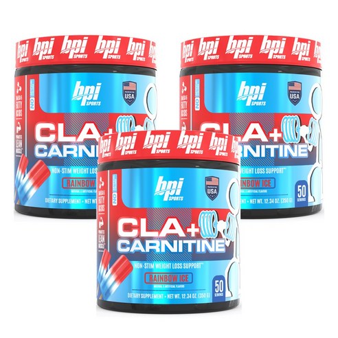 비피아이스포츠 CLA + 카르니틴 레인보우 아이스, 350g, 3개