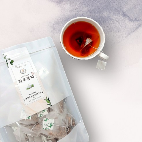 국산 작두콩의 깊은 구수함으로 비염 걱정 없이 향긋한 티타임을!
