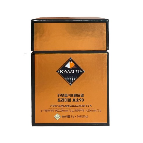 그레인온 카무트 브랜드밀 프리미엄 효소 90 3g, 1개, 90g