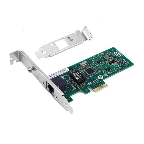 82574L 단일 포트 PCI-E X1 기가비트 이더넷 네트워크 어댑터 기가 바트- 무선 카드 데스크탑 PC 용 10/1000MBPS