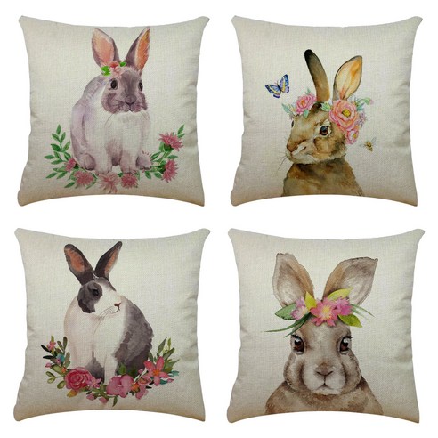 OEM Easter Day Pillow Cover Sofa Cushion Custom Home DecorationSBB210225005D, A