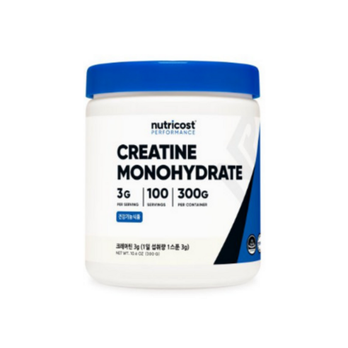 뉴트리코스트 대용량 크레아틴 300g 100회분 creatine, 1개, 단품