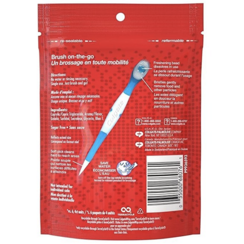 여행 필수템, 콜게이트 일회용 미니 칫솔로 가볍고 상쾌하게!