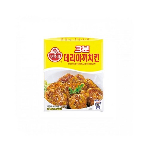 오뚜기 3분 데리야끼치킨 150g 4입(23년8월5일까지)