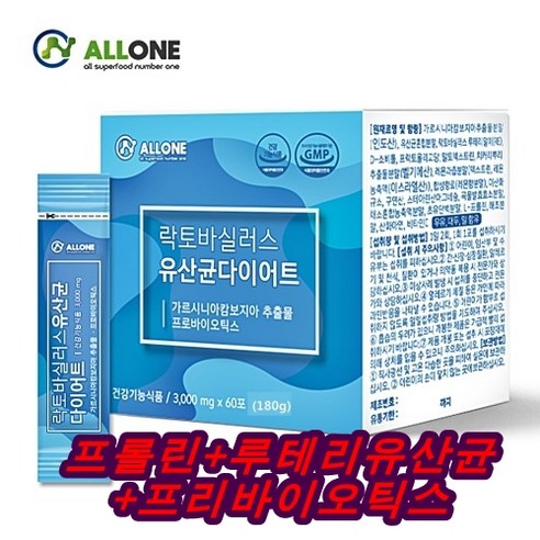 락토테미 락토바실러스 유산균다이어트, 180g, 2개