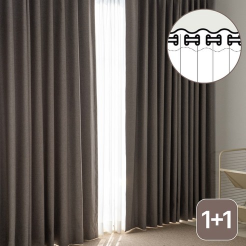 밀리무드 깊은잠 방한 방풍 암막커튼, 완벽한 수면을 위한 선택 아이방암막커튼