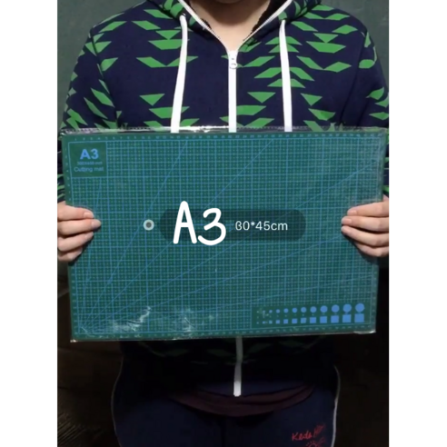컬러풀 셀프힐링 커팅매트 A1 A2 A3, 블랙