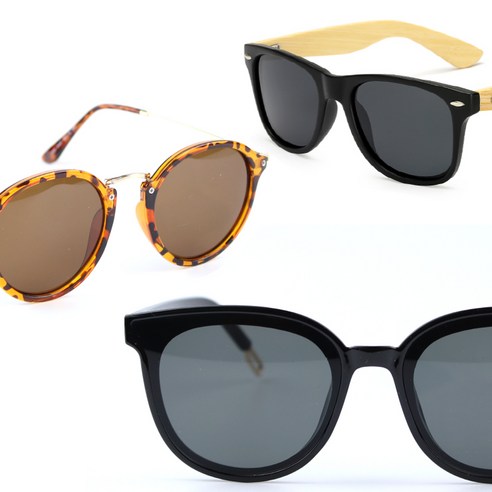 남자 여자 무도수 패션 선글라스 10종