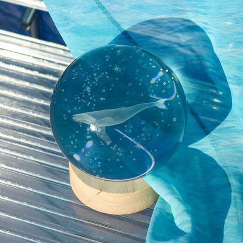 크리스탈 구슬 무드등, 단일컬러-대왕고래 은하수