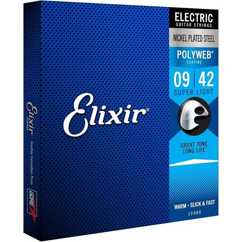 엘릭서 Elixir 일렉 기타줄 스트링, 12000 (009-042), 1개