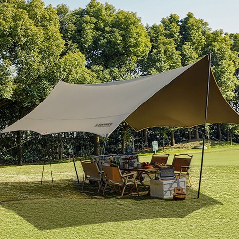 넓고 강한, 햇빛과 비를 막는 베어하이크 헥사 타프