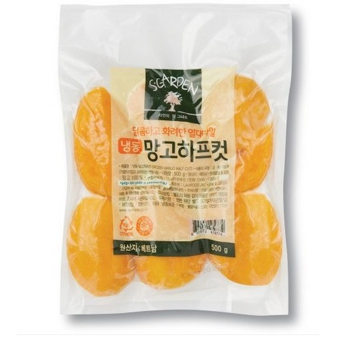 세미원푸드 냉동망고하프컷 500g