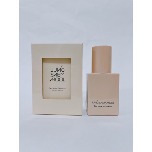 정샘물 스킨누더 파운데이션 spf50+pa+++ 잡티커버 매끈 결광커버, 페어라이트