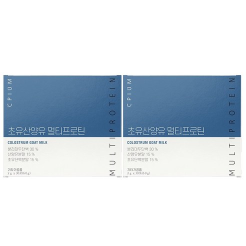 씨피움 초유산양유 멀티프로틴 스틱 단백질, 60g, 2개