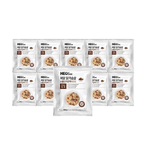 허닭 닭가슴살 소불고기 곤약볶음밥 250g 10팩 허닭닭가슴살볶음밥 허닭 닭가슴살 소불고기 곤약볶음밥 250g 10팩 허닭닭가슴살볶음밥
