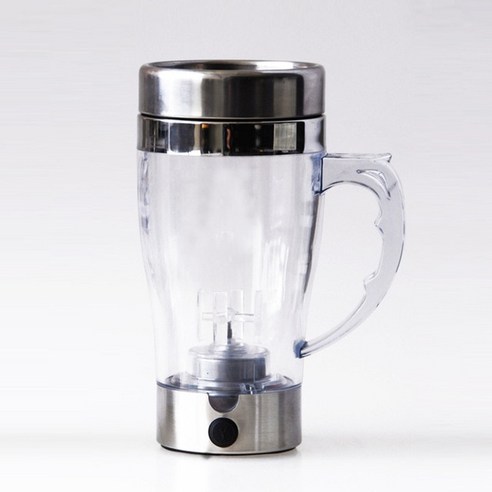 단백질쉐이크통 미숫가루 프로틴 쉐이커 보틀 통 블렌더 헬스 투명 머그 믹싱 컵 자동 파우더 셰이커 병, 로고 없이, 350ml, 1개