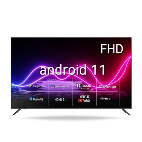 COON 108cm 안드로이드 FHD LED TV ES4300, 고객직접설치, 단일옵션