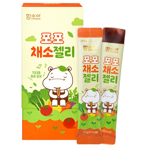 함소아 포포 채소젤리 X 3박스, 210g, 3개