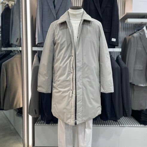 남성구스다운코트 추천 지오지아 프리미엄구스다운 카라넥 패딩 코트_ABC4FP1105_BE 2023년 BEST상품 가격 비교