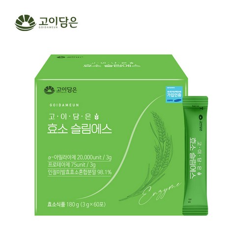 고이담은 효소 슬림에스 180g(3gX60포), 1개, 180g