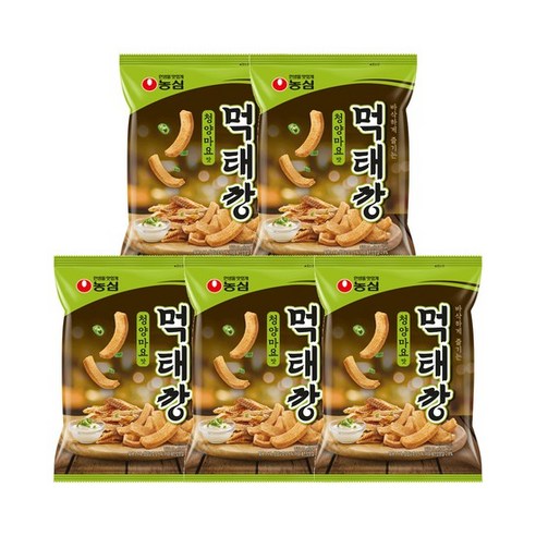 농심 먹태깡 청양마요맛 60g x 5개, 없음