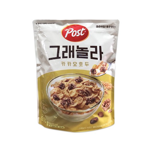 포스트 동서 카카오 호두, 510g, 3개