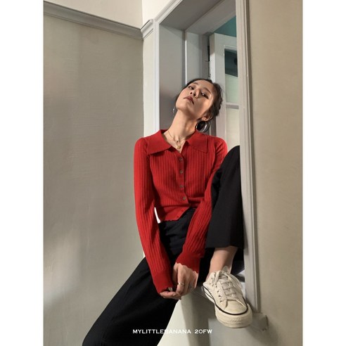 MOHEGIA 새로운 패션 여성 칼라 스웨터/니트 스웨터