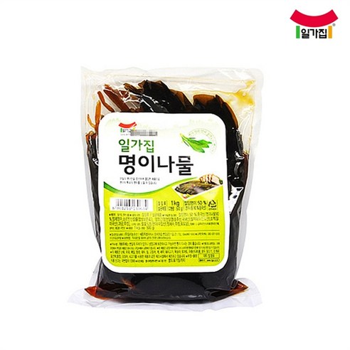 베스트식품 일미 일가집 명이나물 1kg 2개