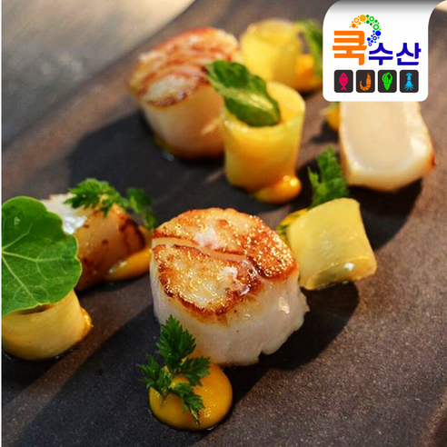 국내산 손질 키조개 관자 슬라이스: 영양가 풍부하고 다목적인 해산 간식