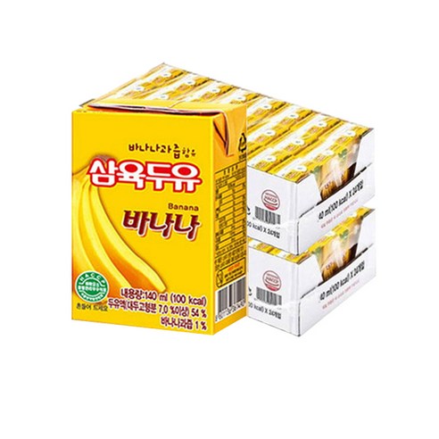 삼육두유 바나나, 140ml, 288개